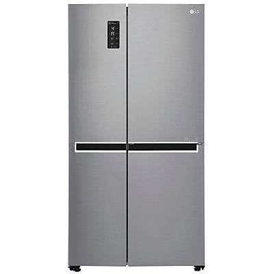 LG GSB760PZXV American Style Fridge Freezer, A+ Energy Rating, 90cm Wide, Silver